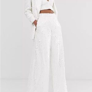 ASOS | White sequin pants